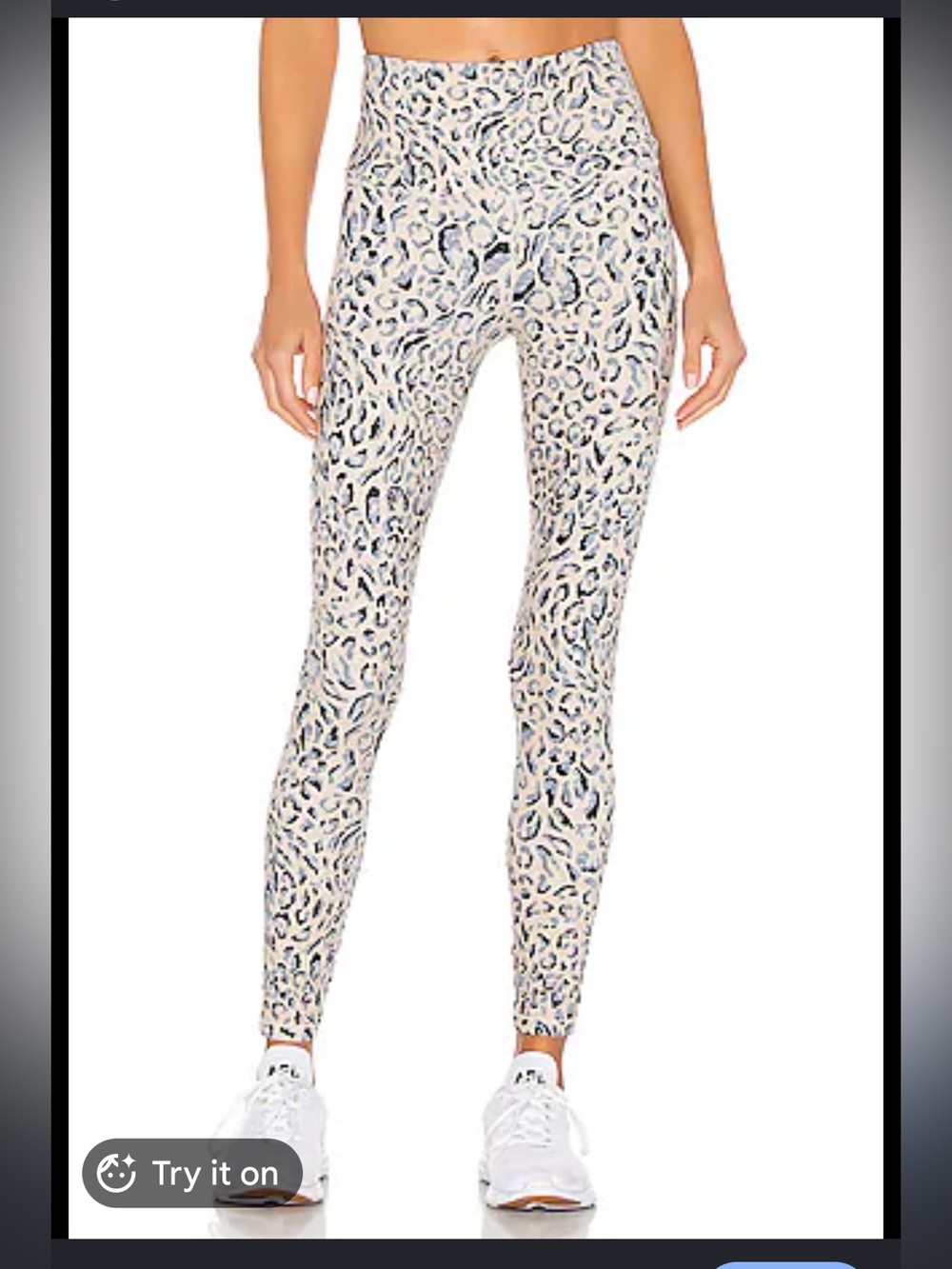 Varley Women's Century Leggings Cashmere Cheetah Print Size XS